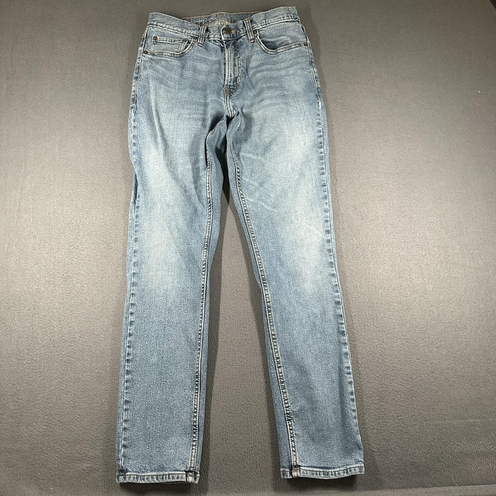 Old Navy Jeans Mens 30x32 Blue Athletic Fit Tapered Stretch Denim Light Wash